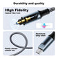 Kumiho Braided USB C to Optical Audio Cable 10Ft USB C to Toslink Optical Cable with Gold-Plated Connector for TV/Soundbar, Sony PS5,Speakers & Home Theater Systems