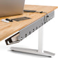 PAMO Cable Management Under Desk for Easy mounting Under-Table I Set of 3 - with 10X Cable Ties I Desk Organizer for Office/Home Office Table Thoughtful Cable Tray Holder