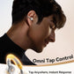 JOYROOM OE3 Open Ear Earbuds, Wireless Clip On Earbuds Headphones, Auto L-R Recognition, Omni Tap Control, Immersive Sound, Ultra-Light 4.9g Fit, Comfortable for Workouts and Daily Use, (Silver White)