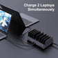 chipofy 500W Charging Station for Multiple Devices, 10-Port Multi USB C Fast Charger Station with Organizer Stand for MacBook Laptop, iPad, iPhone 16 15 Pro Max, Galaxy S25/S24 and More