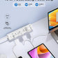 40W Fast Charging Station,Desk Clamp Power Strip 20W USB C,8 Outlets,8 USB Ports,4 USB C and 4 USB A, Office Furniture Surge Protector, 14AWG Cord, Fits 1.9" Tabletop Edge (White, 10FT Length)