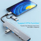 USB C Hub USB Hub 3.0 for Laptop, Upgrade 8 in 2 USB Splitter with USB-C/4 USB A Port Extender, TF/SD Card Slot, 3.5mm Audio Adapter, USBC USB Dongle for PC/Mac/MacBook/Laptop/iPad/Tablet