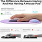 EooCoo Ergonomic Mouse Pad with Gel Wrist Rest Support Middle Concave Design, Relieve Wrist Pain Mousepad, Non-Slip Base for Laptop, Office Desk Accessories, Carpal Tunnel Syndrome