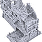 Ruined Port Merchant by Printable Scenery, 3D Printed Tabletop RPG Scenery and Wargame Terrain 28mm Miniatures
