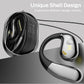 Monster Open Ear AC360, Wireless Bluetooth Rotary Earphone, with Lanyard, Upgraded Bluetooth 6.0, Touch Control, 24h Long Battery Life, IPX5 Waterproof,Long-Lasting Wear Without Fatigue（Black）