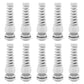 Strain Relief Cord Connector,LISTENJIALE 10Pcs NPT 3/8" Waterproof Cable Gland Flex Spiral Strain Relief Adjustable 5-10mm Cable Connector Nylon Joint with Gaskets(Grey)
