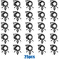 OAUTOO 25pcs I.D. 1/32”, O.D. 1/2”, Fits 1/4" Hole Wire Loom Routing Clip for GM 8911473