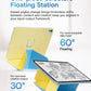 MOFT Dynamic Folio Case for iPad Pro 11-inch(2nd/3rd/4th Generation, 2020/2021/ 2022), Silm Magnetic Stand Case with 20+ Viewing Angles, Auto Wake/Sleep,Panna Cotta x Faded Jeans