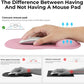 EooCoo Ergonomic Mouse Pad with Gel Wrist Rest Support Middle Concave Design, Relieve Wrist Pain Mousepad, Non-Slip Base for Laptop, Computer, Office Desk Accessories for Women, Carpal Tunnel Syndrome