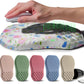 Ergonomic Raised Mouse Pad Wrist Support with Bilateral Slope Memory Foam Mousepad for Wrist Rest and Carpal Tunnel Pain Relief 11.8x7.9〃 Little Flower