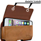 DeBin Case for Galaxy A15 A25 A35 A54 5G A53 A52 A51 A50 A20 Note 20 10+ Note 9 8 XCover Pro S24 FE S23 FE Cell Phone Belt Holder Holster Clip Pouch Cover (Fits Samsung Phone with Otterbox Case) Brown