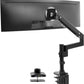 VIVO Premium Aluminum Tall Extended Monitor Arm for Ultrawide Monitors up to 49 inches and 33 lbs, USB Single Desk Mount Stand, Pneumatic Height Adjust, Max VESA 100x100, Black, STAND-V101GTU