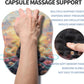 Ergonomic Raised Mouse Pad Wrist Support with Bilateral Slope Memory Foam Mousepad for Wrist Rest and Carpal Tunnel Pain Relief 11.8x7.9〃Flower Sea Cat