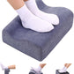 Foot Rest for Under Desk at Work, Ergonomic Under Desk Footrest with Washable Cover, Memory Foam Foot Stool for Office Chair & Gaming Chair, Back & Hip Pain Relief, Blue