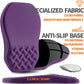 Ergonomic Slope Mouse Pad Wrist Support, Wrist Rest Mousepad for Carpal Tunnel Pain Relief with Massage Bulge and Slow Rebound Memory Foam (12x8 inch, Deep Purple)