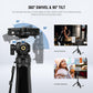 NEEWER TP38 Phone Camera Tripod, 15" Extendable Selfie Stick Metal Stand with Phone Holder, Action Camera Adapter Compatible with Hero 12 11 10 9, 360° Ball Head Travel Tripod for Vlogging