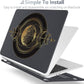 Batianda Premium Case for New MacBook Air 15 inch 2025 M4 2024 2023 with M3 M2 Chip Model A3114, Designed Black Protective Plastic Hardshell & Keyboard Cover & Screen Protector, Moon Magic