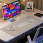 Leather Desk Pad Protector, Mouse Pad, Office Desk Mat, Non-Slip PU Leather Desk Blotter, Laptop Desk Pad, Waterproof Desk Writing Pad for Office and Home (Beige, 31.5" x 15.7")