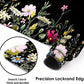 Gaming Mouse Mat Forest Background Pattern XXL XL Large Mouse Mat Long Extended Mouse Pad Desk Mat Non-Slip Rubber Mice Pads Stitched Edges Thin Pad (Floral)
