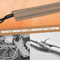 Floor Cord Cover Self Adhesive Cord Hider,3.3FT Cable Management, Extension Strip Protector for Wires, Prevent Cable Trips for Offices, Gyms, Exhibitions Cavity:0.39"(W) x0.27(H) Woodsmokedbrown