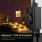 Minoston Outdoor Timer for Lights 2 Pack, Dusk Dawn Outdoor Timer Outlet 2, 4, 6, 8 Hour with 2 Grounded Outlets, Outdoor Light Timer Weatherproof for Halloween Christmas Light, ETL Listed, (MP41T)
