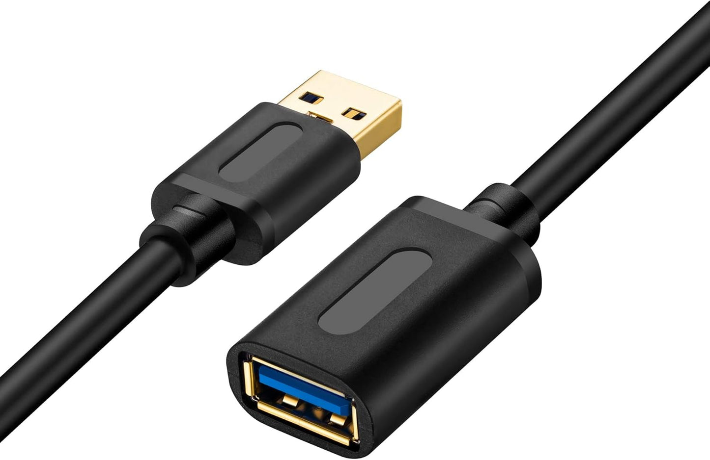 Tan QY USB 3.0 Extension Cable 12Ft, USB 3.0 High Speed Extender Cord Type A Male to A Female for PlayStation, Xbox, USB Flash Drive, Hard Drive, Card Reader,Scanner,Printer,Keyboard 12Ft/4M