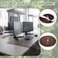 PATIKIL Desk Grommet 2-1/16", 8 Pcs Round Cable Grommet Cord Hole Cover with Adhesive Tape Flexible Table Wire Organizer for Office Home Table Countertop, Deep Brown