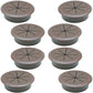 Desk Grommet 2" (50 mm), Desk Hole Cover for Cables Coffee, Cable Grommet ABS Plastic, Desk Hole Grommet for Office and Home Table Cable, Detachable & Flexible Cable Cord Organizer-8 Pcs