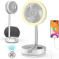 40000mAh Battery Operated Camping Fan - 106Hrs Rechargeable Oscillating Table Fan with Light & Timer, 9 Speeds Portable Travel Fan for Cruise RV Trip, Hurricane Power Outage (10" with Case)