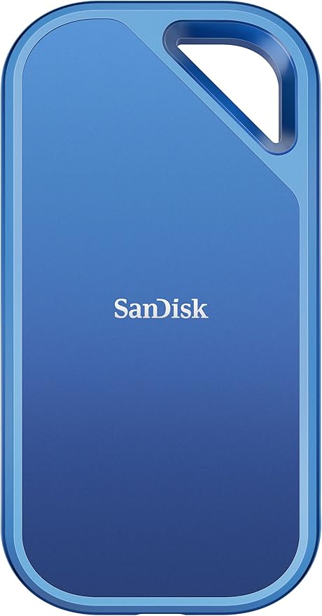SANDISK 1TB Creator Pro Portable SSD - Up to 2000MB/s, for Laptops and Computers, USB-C, USB 3.2 Gen 2x2, IP65 Water and Dust Resistance, 1 Month of Adobe Creative Cloud Included - SDSSDE81C-1T00-G25