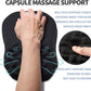 Ergonomic Raised Mouse Pad Wrist Support with Bilateral Slope Memory Foam Mousepad for Wrist Rest and Carpal Tunnel Pain Relief 11.8x7.9〃 Black