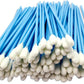 100 Pcs Solvent Resistant Professional Lint Free Swabs, 6.37" Long Handle Foam Swabs for Electronics, Camera Sensors, Printers, Optical Lenses