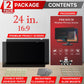 [2 Pack] 24 Inch Privacy Screen Filter for Widescreen 16:9 Monitor | Privacy Shield | Anti-Glare | Anti-Blue light Protector | Eye Protection | Computer Security Private Filter