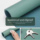 YSAGi Desk Mat, Desk Pad, 35.4" x 17" Laptop Leather Desk Pad Protector, Large Leather Desk Blotter for Keyboard and Mouse, Dual-Sided Desk Writing Pad for Office (Pistachio Green + Green Blue)