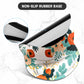 ITNRSIIET Ergonomic Mouse Pad with Gel Wrist Support Small Wrist Rest Smooth Surface Non-Slip PU Base Comfortable Office Supplies Pain Relief, 8.7 x 7.2 inches, Beautiful Flowers