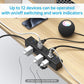 CCCEI Desk Outlet Station 20W USB C Port. 12 Outlet Desktop Clamp Power Strip Surge Protector 4800J with Switch. Nightstand Office Standing Desk Accessories, Fit Thicker Table Edge or Screw Mount, 6FT