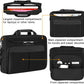 15.6-16.2 inch Waterproof Protective Laptop Messenger Briefcase with Adjustable Shoulder Strap Men Women Travel/Business Bag Compatible with Macbook Pro 16 inch A2141/A2485