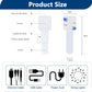 50 PCS Hook and Loop Cable Ties, Under Desk Cable Management, Self Adhesive Cable Clips Straps, Sticky-Back Cord Organizer, Wire Organizer for TV PC Laptop Ethernet Desktop, White