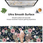 Colorful Flowers and Birds Desk Mat,Large Spring Floral Bird Gaming Keyboard Mouse Pad,Non-Slip Rubber Base Desk Pad Thick Stitched Edges Waterproof Mousepad Mouse Mat 31.5"x11.8"