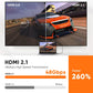 ARISKEEN 8K HDMI Cable 6 FT, 48Gbps High Speed HDMI 2.1 Cable, 8K 60Hz, 4K 120Hz 144Hz Braided HDMI Cord - 6 Feet