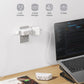 TROND Multi Plug Outlet Extender 2 Pack - Surge Protector Outlet with 4 Grounded Sockets, 3 Way Angled Plug Splitter, 900J, Multiple Wall Adapter for Home Office Travel Dorm Room, White