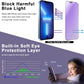 2 Pack Anti Blue Light Matte Screen Protector for iPhone 16e/iPhone 14/iPhone 13 Pro/iPhone 13, 9H Tempered Glass, Full Cover, Anti-Fingerprint, Auto Dust-Elimination, No Bubble, Easy Installation