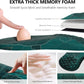 Mouse Pad Wrist Support, Laokiiy 2 in1 Keyboard Wrist Rest+ Ergonomic Mouse Pad, Non-Slip Wrist Rest for Computer Keyboard, Made Easy Typing & Relieve Wrist Pain（Banana Leaf Green）