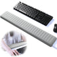 UnivoColors PostureUp L-Shaped Desk Long Wrist Rest Elbow, Non-Slip, Memory Foam, Desk Edge Support, Ergonomic Design for Long-Hour Work (23.6 * 3.9 inch One-Piece Design,Grey)