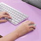 YSAGi Leather Desk Protector, Office Mat, Large Mouse Mat, Non-Slip PU Leather Blotter, Laptop Desk, Waterproof Writing Pad for Office and Home (Taro Purple, 35.4" x 17")