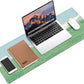 Galdas Gaming Mouse Pad XXL XL Large Long Extended Big Mousepad Non-Slip Rubber Keyboard Mouse Pad with Stitched Edges for Laptop Home Office (31.5x11.8x0.08 Inch) … (Clouds and Green)
