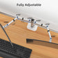 Suptek Dual Monitor Desk Mount, Adjustable Dual Monitor Arm for 2 Monitor Screens up to 38 inch, Extra Tall 15.75" Pole Monitor Stand for Desk, Holds up to 22 lbs,Silver(MD9442MS)