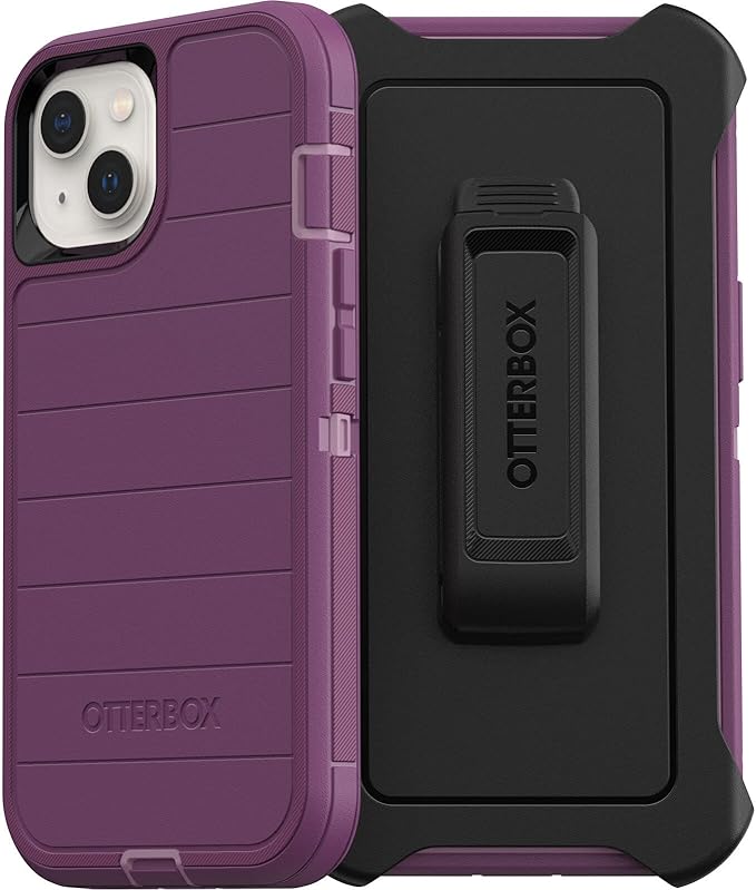 OtterBox Defender Series Series SCREENLESS Edition Case for iPhone 13 (ONLY) - Happy Purple