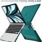 Batianda for New MacBook Air 13.6 inch Case 2025 M4 2024 2022 Release Model A3240 A2681(M2) A3113(M3), Heavy Duty Shockproof Protective Hard Shell with Fold Kickstand & Keyboard Cover, Teal