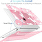 MEEgoodo Case for MacBook Pro 13 inch Case 2022 2021 2020 New A2338 M2/M1 A2251 A2289, Laptop Hard Shell with Keyboard & Camera Cover Compatible with 13 inch MacBook Pro, Cute White Cats & Bows